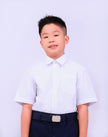 Hard Collar Short Sleeve School Shirt
