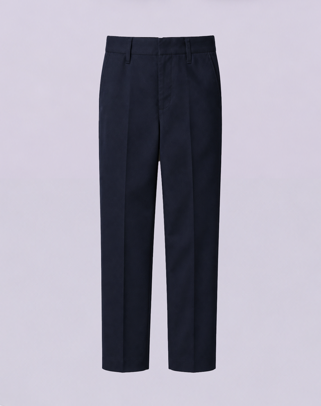 Dark Blue Garter School Long Pants