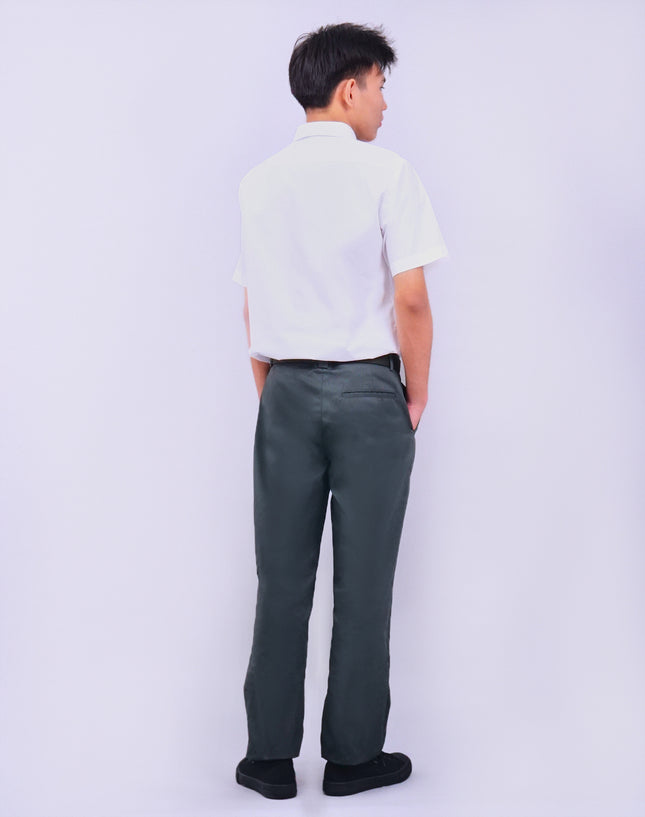 Olive Green School Long Pants