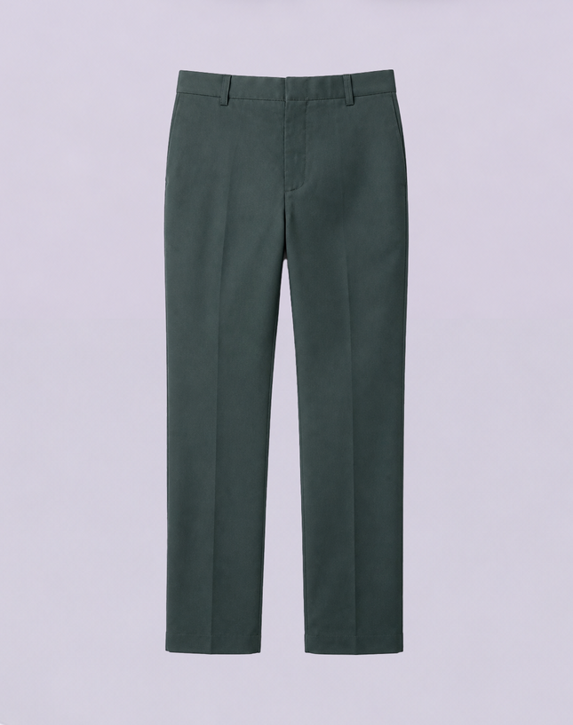 Olive Green School Long Pants