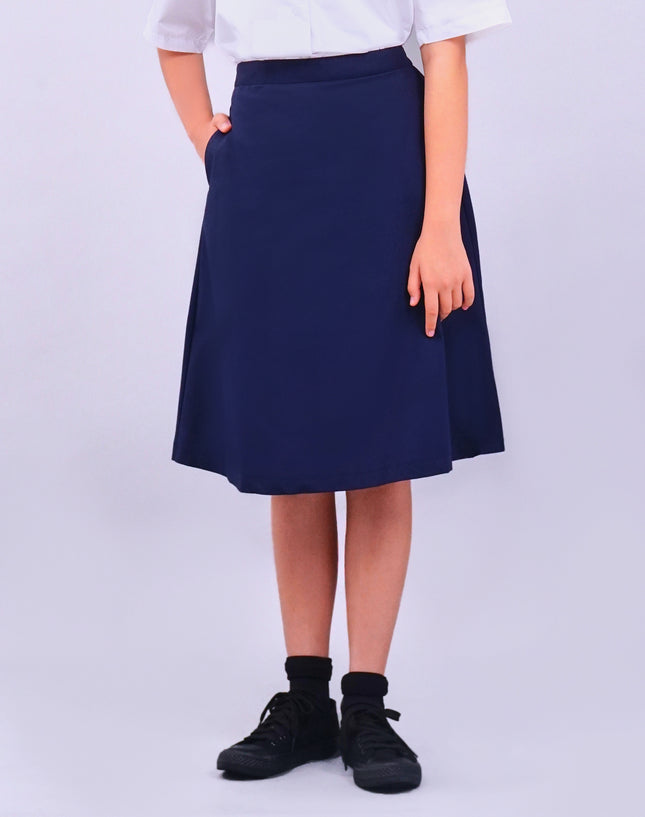 Dark Blue Garter School Short Skirt