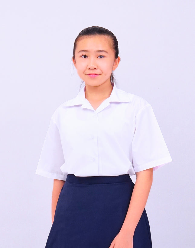 Soft Collar Short Sleeve School Shirt
