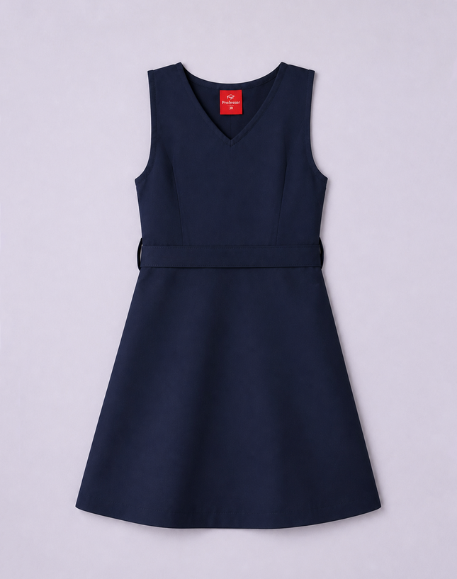 Dark Blue Girls School Pinafore