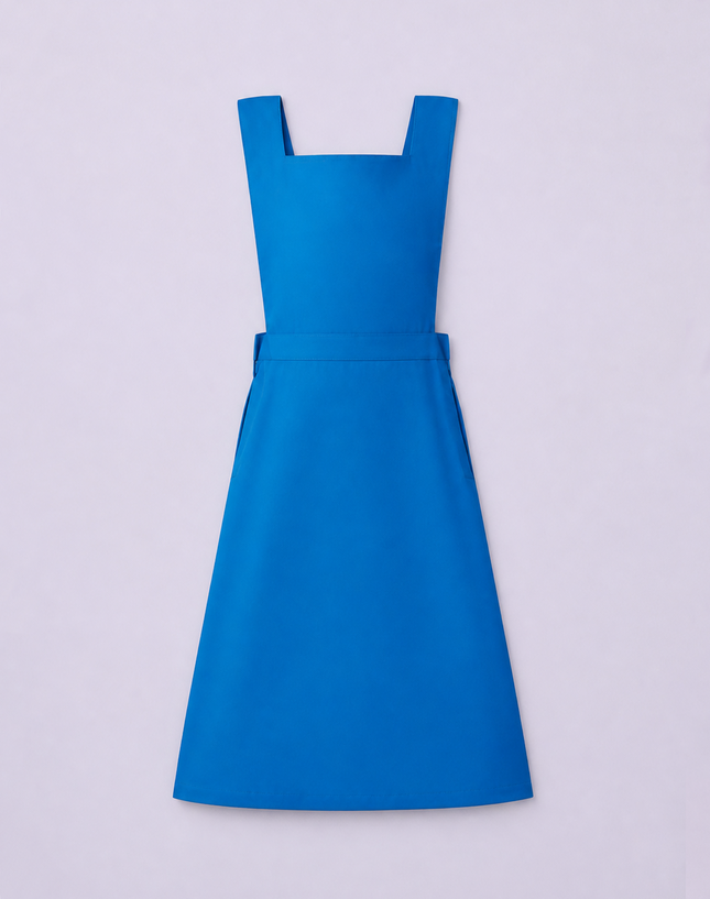 Turquoise Blue Girls School Pinafore