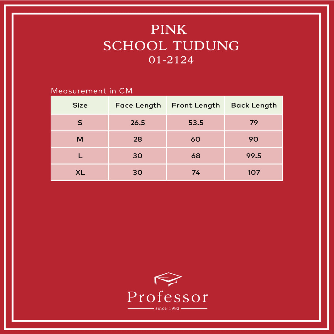 Pink School Tudung