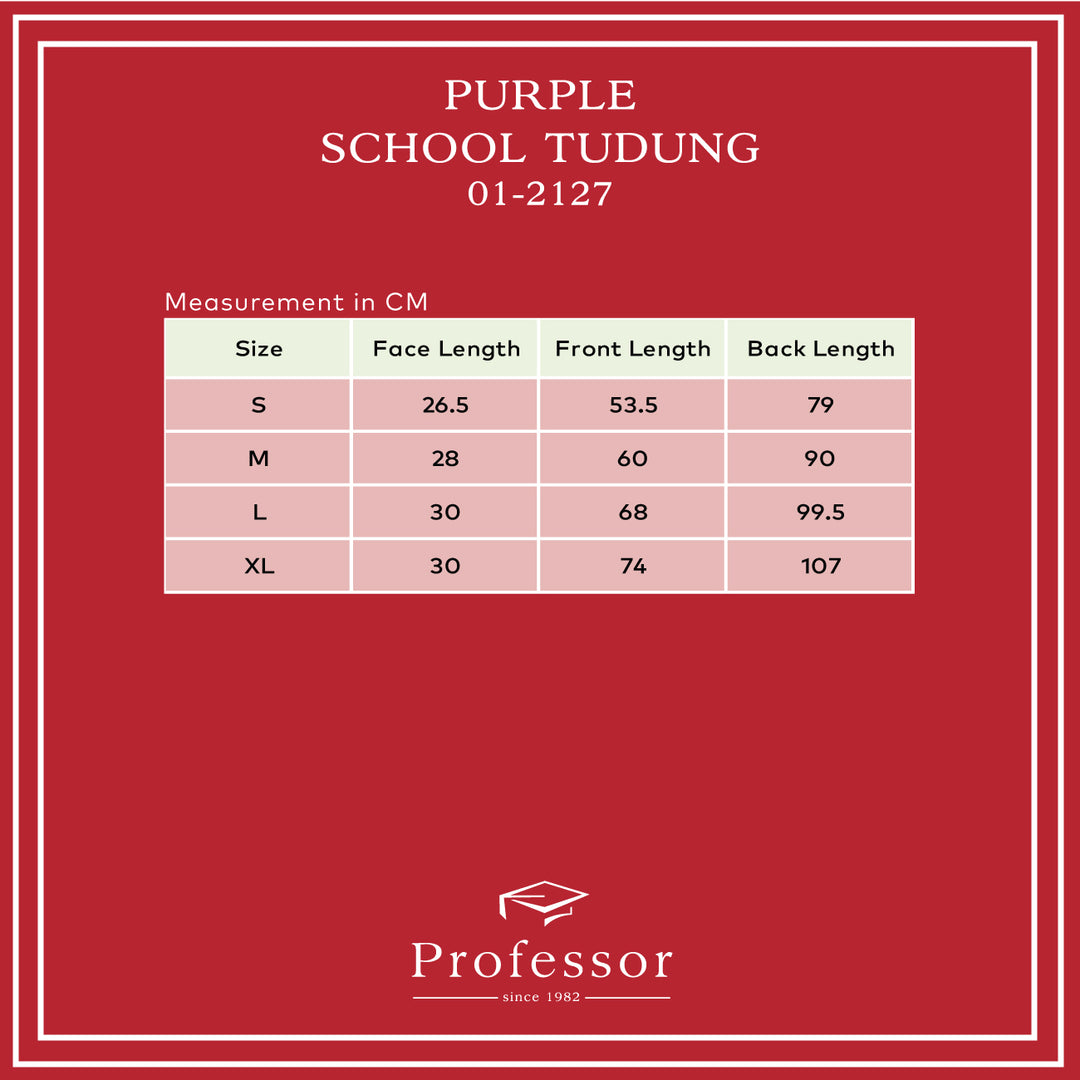 Purple School Tudung
