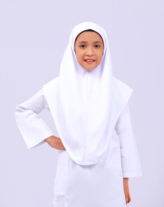 White School Baju Kurung