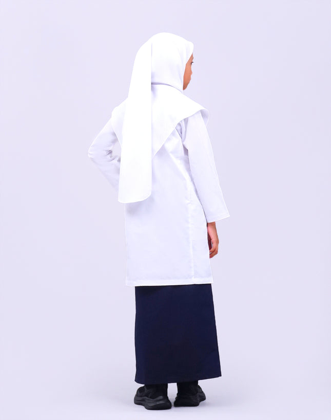 White School Baju Kurung