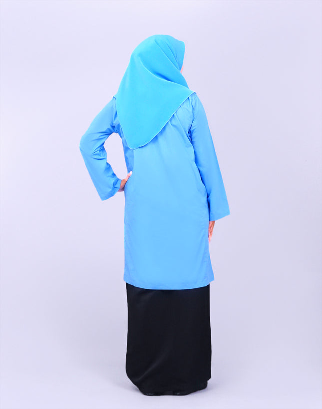 Light Blue School Baju Kurung