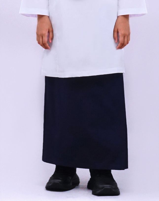 Dark Blue School Kain Kurung