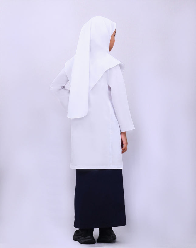 Dark Blue School Kain Kurung