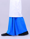 Turquoise Blue School Kain Kurung