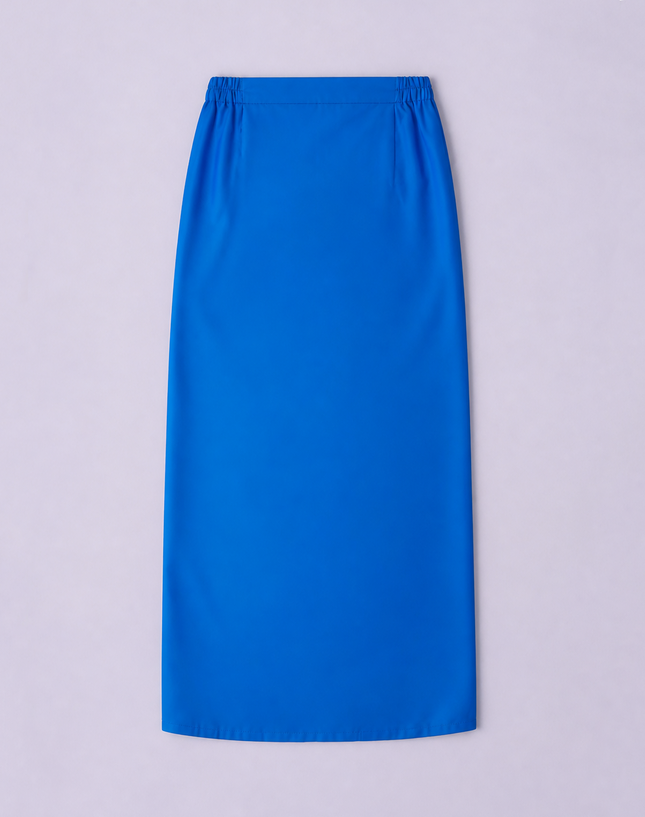 Turquoise Blue School Kain Kurung