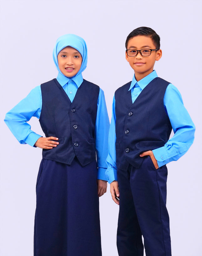 Dark Blue School Vest