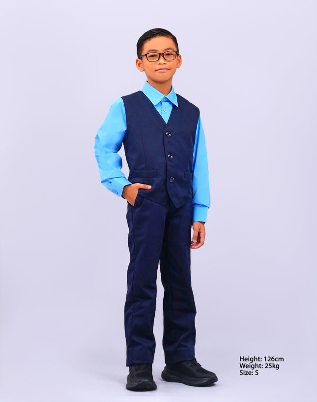 Dark Blue School Vest