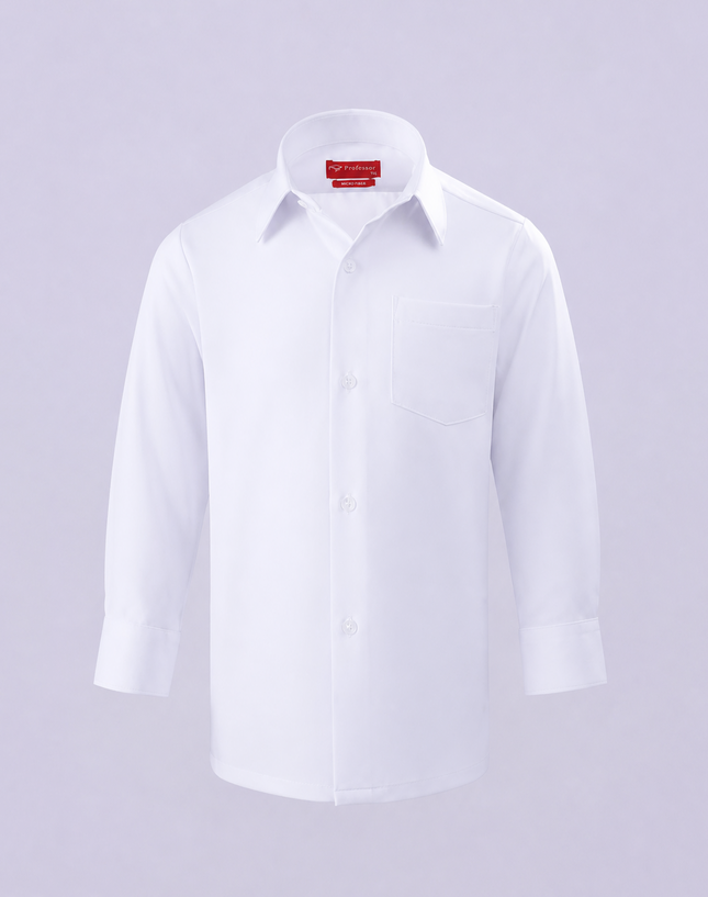 Easy Iron Long Sleeve School Shirt