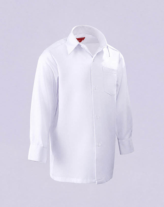 Easy Iron Long Sleeve School Shirt