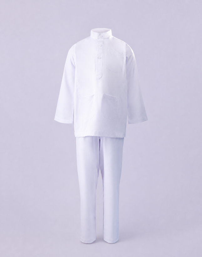 Easy Iron School Baju Melayu Set