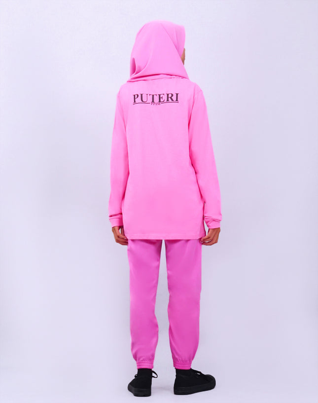 Pink Tricot Track Pants