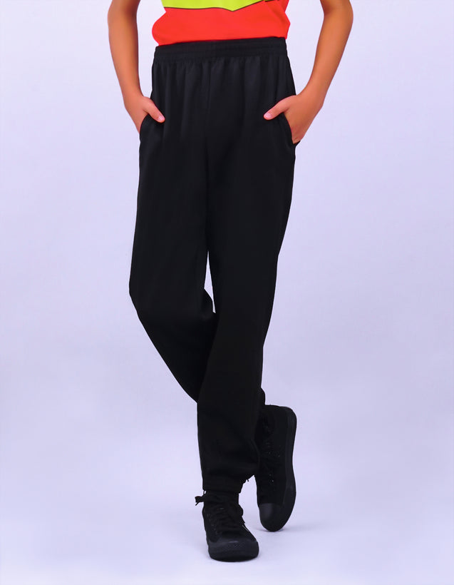 Black Tricot Track Pants