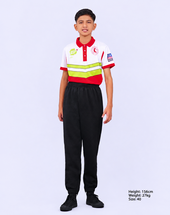 Black Tricot Track Pants