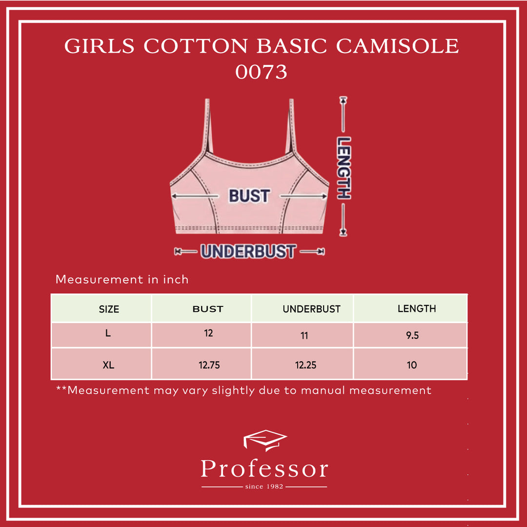 Girls Cotton Basic Camisole