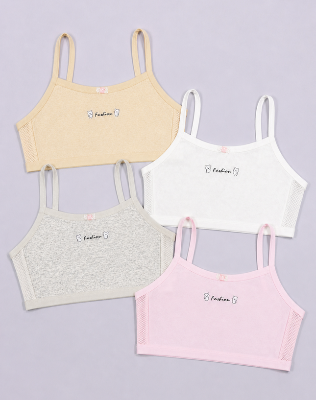 Girls Mesh Cotton Camisole