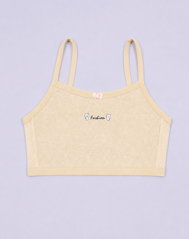 Girls Mesh Cotton Camisole