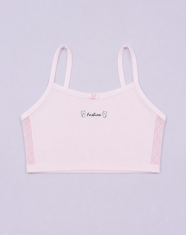 Girls Mesh Cotton Camisole