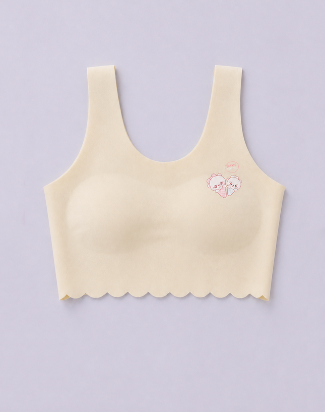 Girls Seamless Scallop Camisole