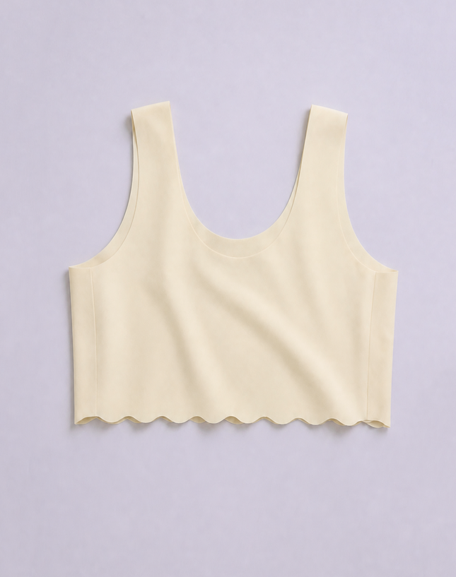 Girls Seamless Scallop Camisole