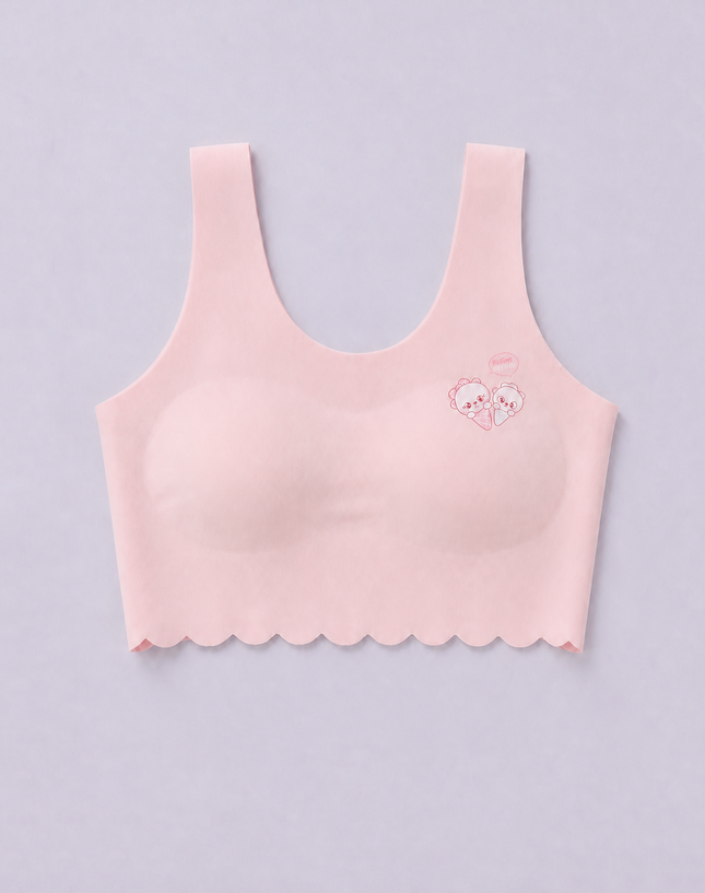 Girls Seamless Scallop Camisole