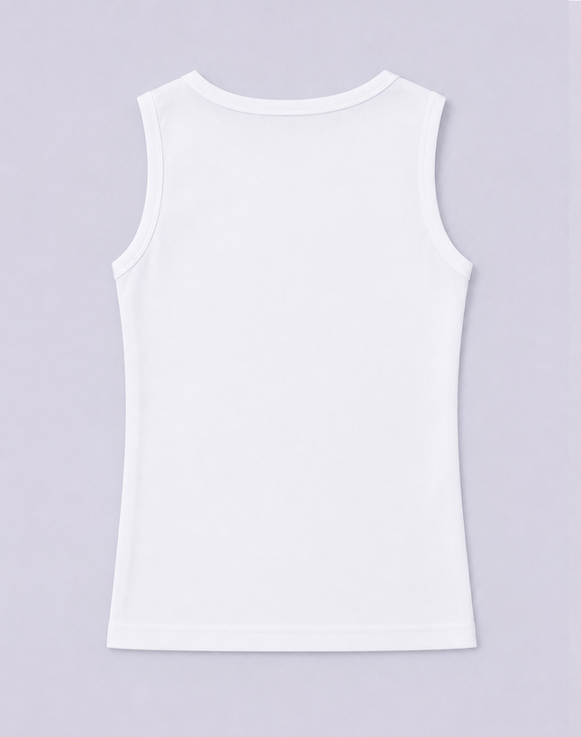 White Boy School Singlet