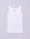 White Girl School Singlet