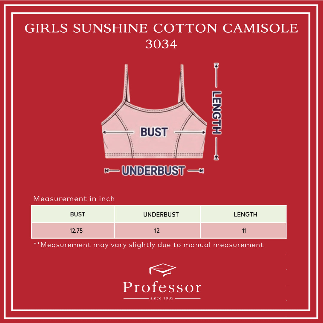 Girls Sunshine Cotton Camisole