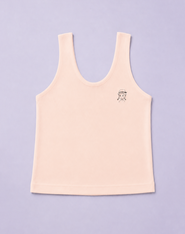 Girls Long Cotton Camisole