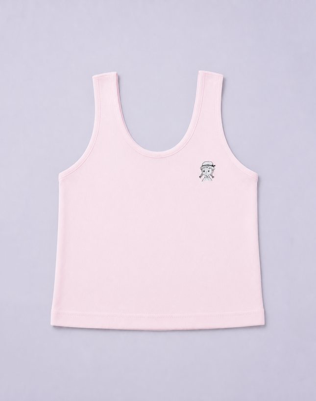Girls Long Cotton Camisole