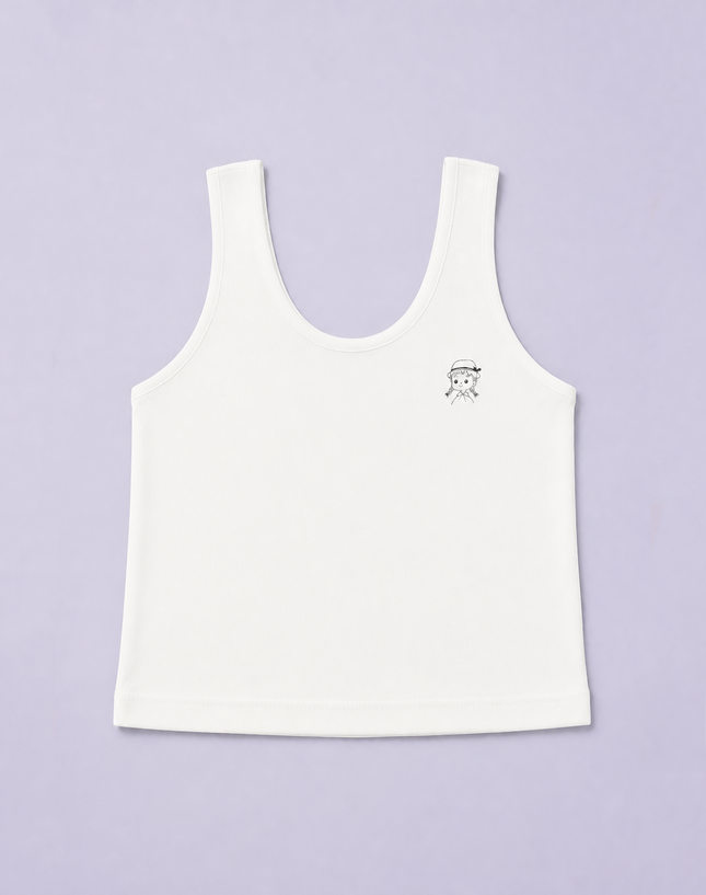 Girls Long Cotton Camisole