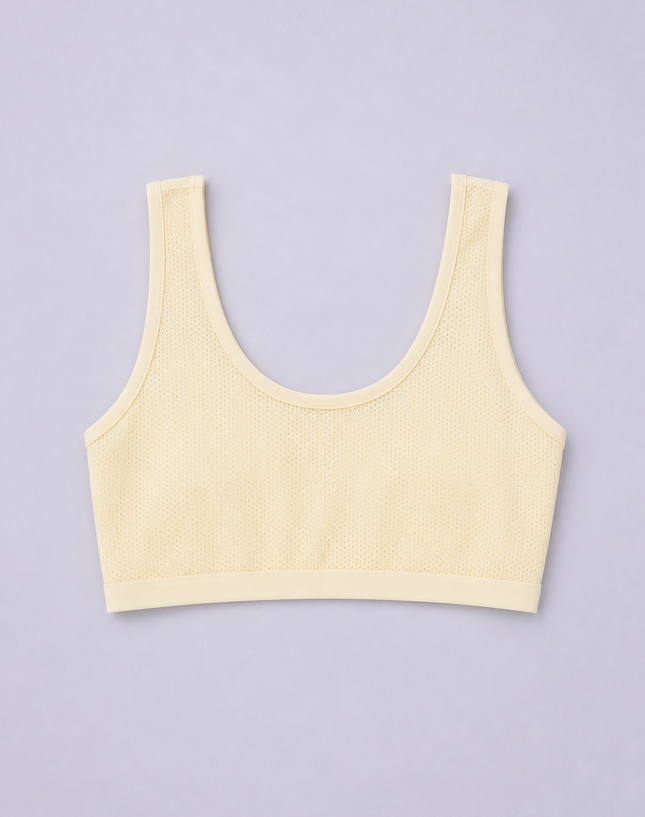 Girls Mesh Fruit Button Camisole