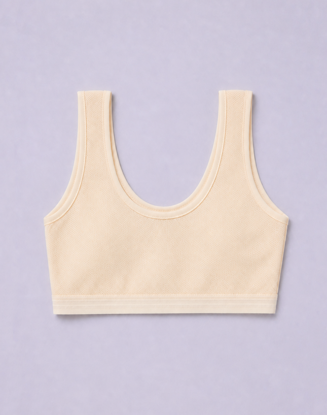 Girls Cotton Wide Strap Camisole