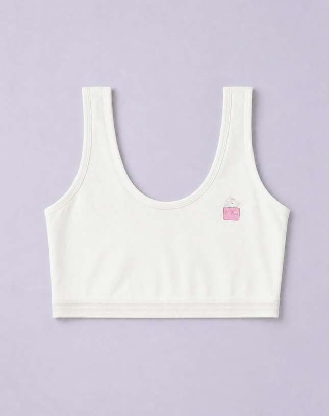 Girls Cotton Wide Strap Camisole