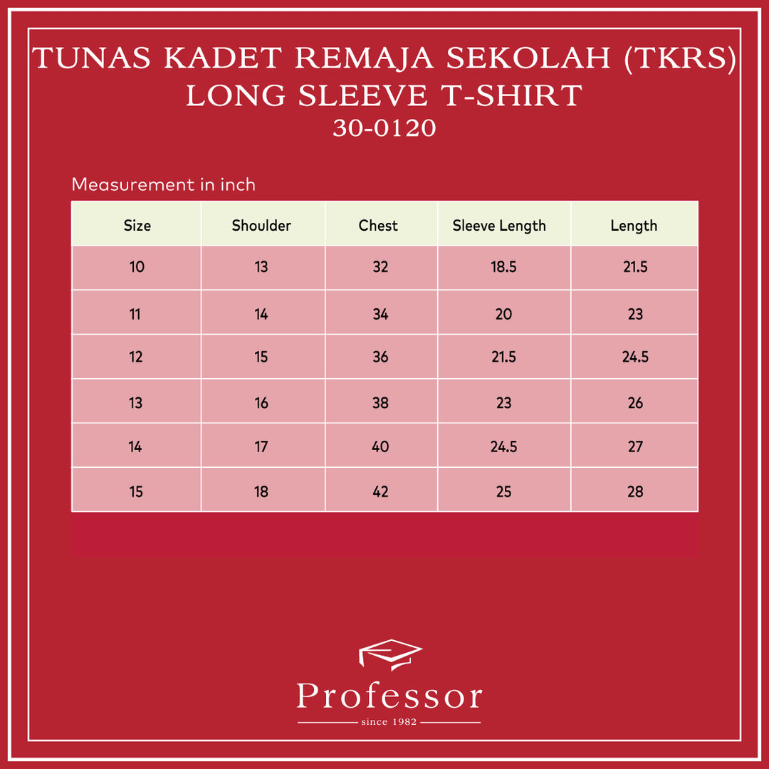 Tunas Kadet Remaja Sekolah (TKRS) Long Sleeve T-Shirt