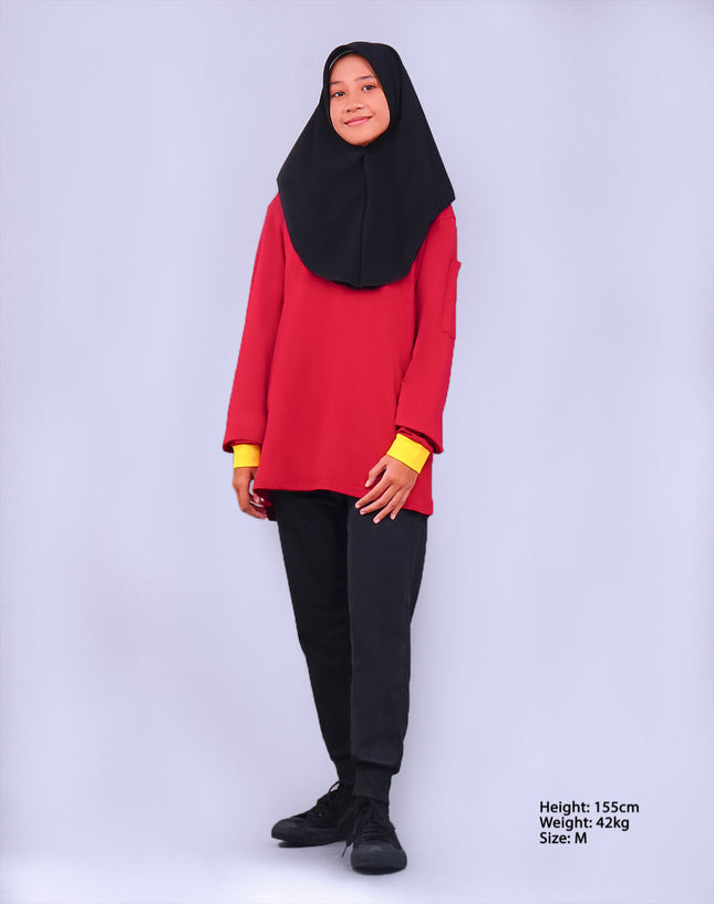 Kadet Remaja Sekolah (KRS) Pemimpin Long Sleeve T-Shirt