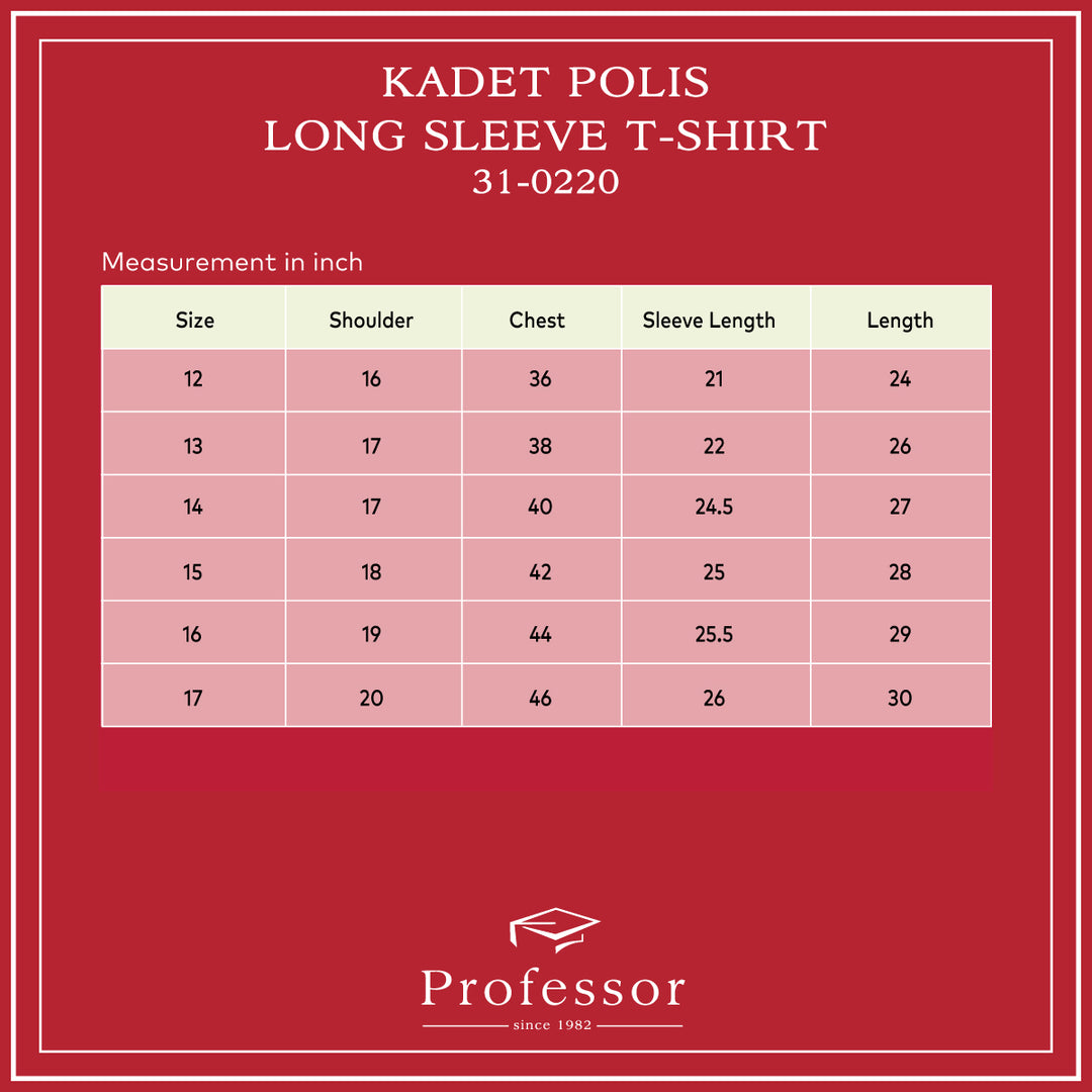 Kadet Polis Short/ Long Sleeve T-Shirt