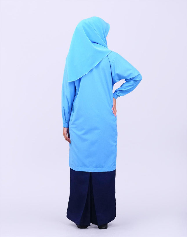 Baju Kurung Ummi Sekolah Agama – Biru CU-009B