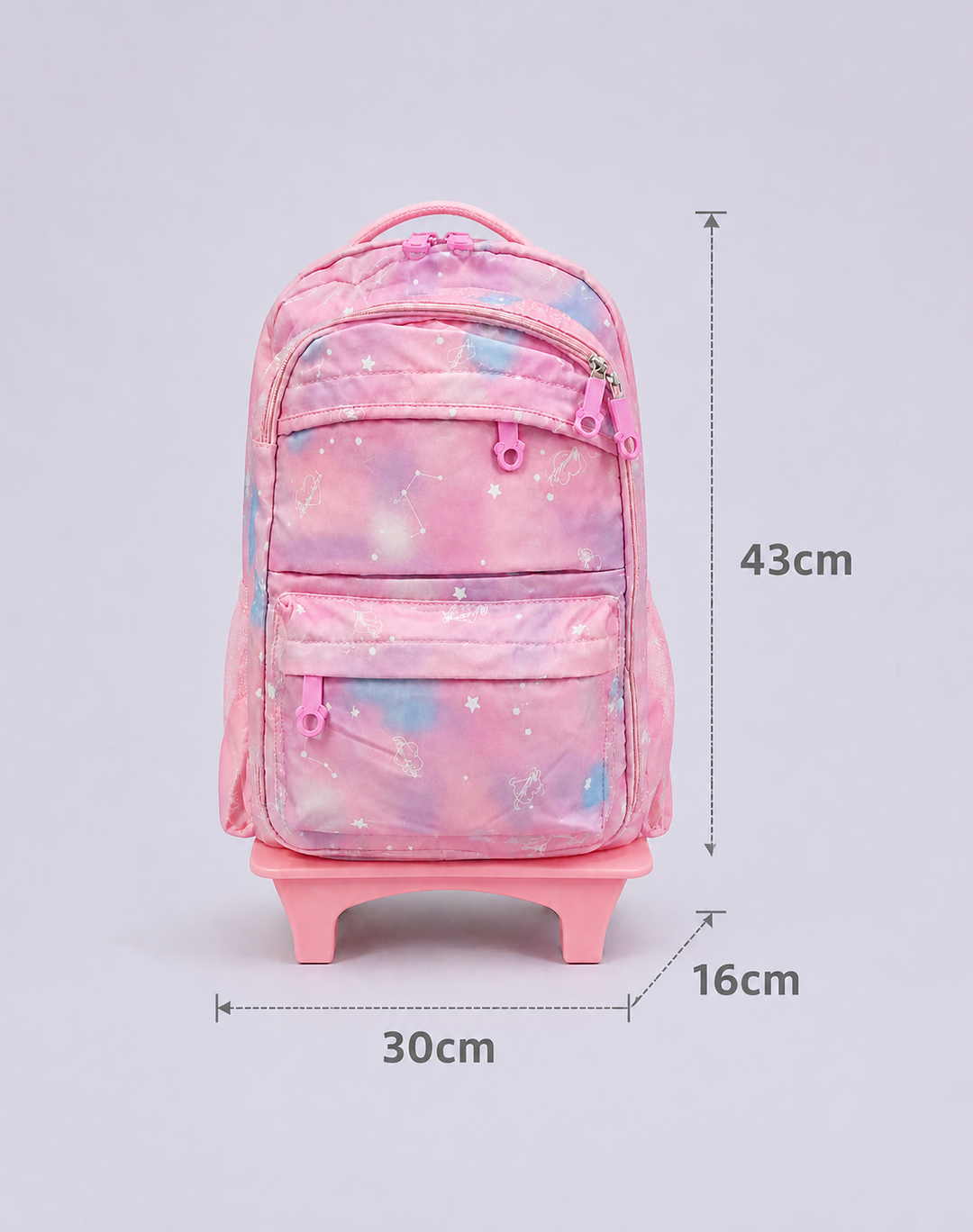 Full Side-Opening Primary School Trolley Bag