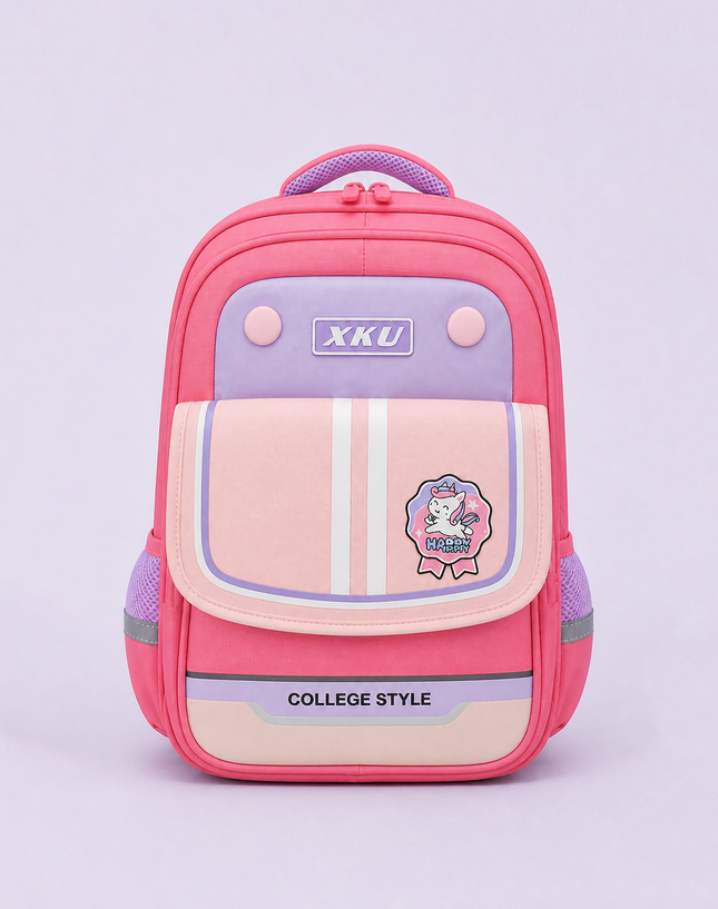 Structured Front Pocket School Backpack