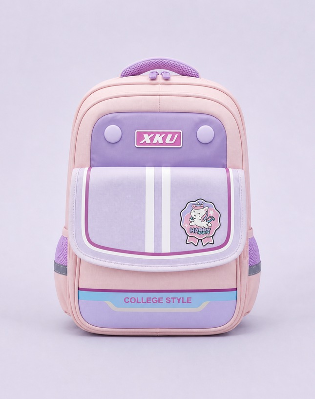 Structured Front Pocket School Backpack