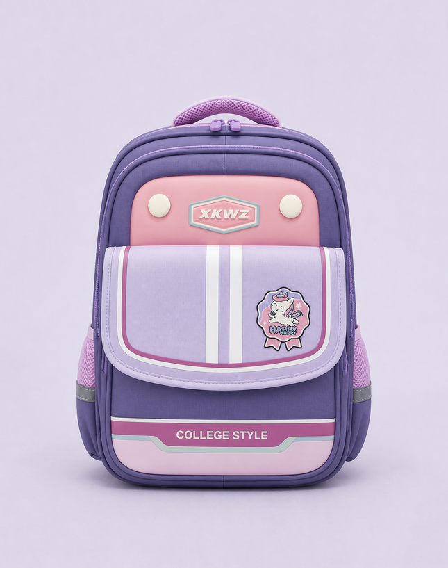 Structured Front Pocket School Backpack