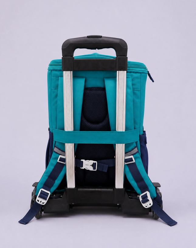 Boxy Dinosaur Primary School Trolley Bag